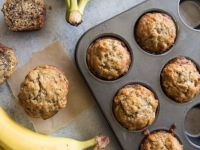 ¡Súper saludables!: muffins integrales con banana y sin azúcar