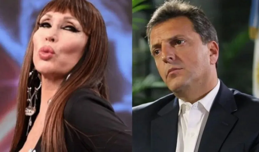 “Te banca mami Mo”: el mensaje de apoyo de Moria Casán a Sergio Massa