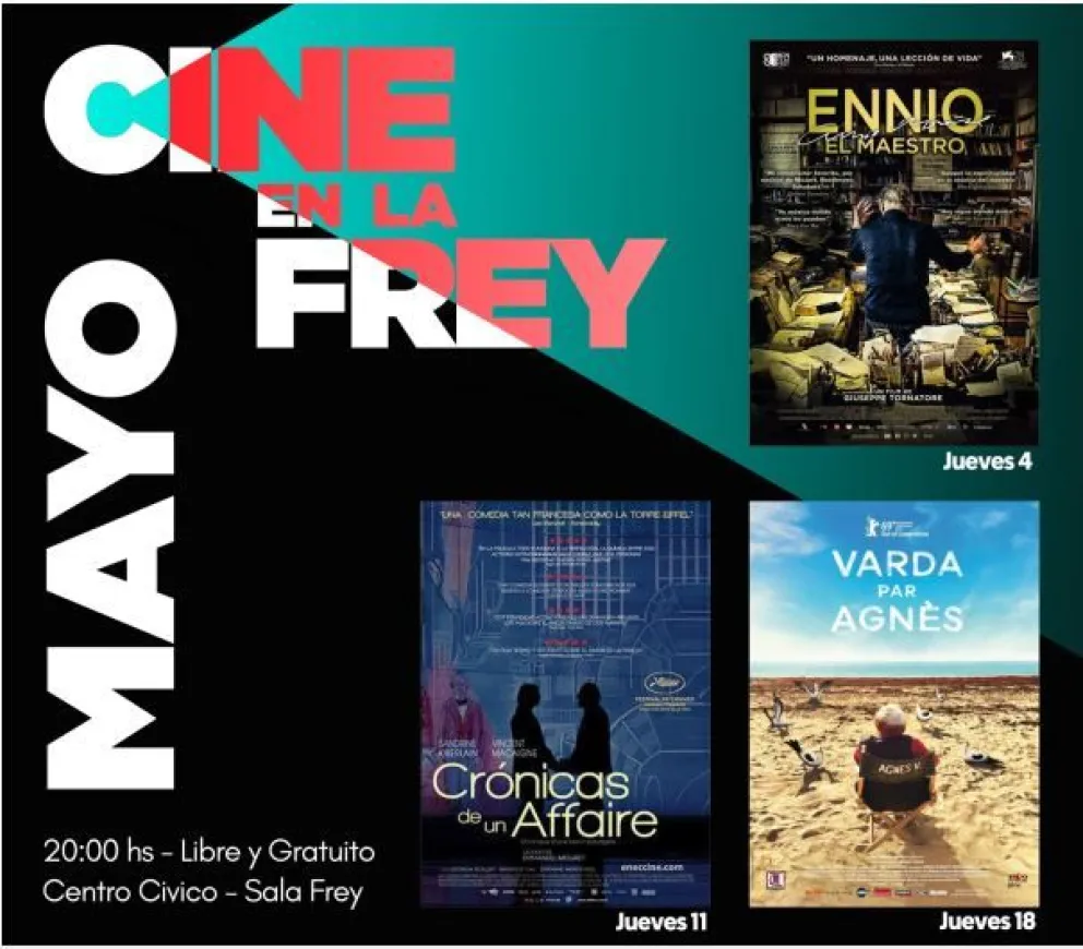 Retorna el ciclo “Cine en La Frey": las elegidas de este mes