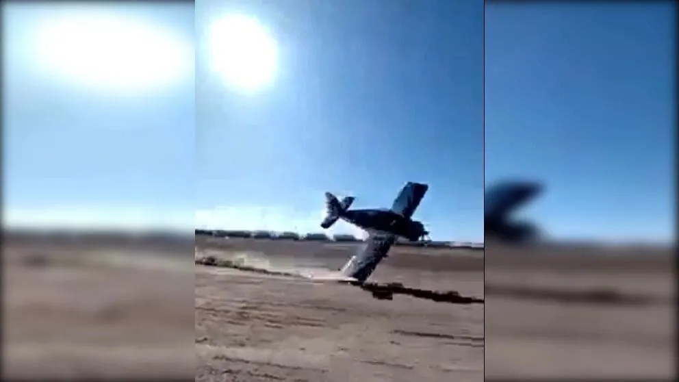 Una avioneta casi se estrella en el Festival Aéreo de Allen