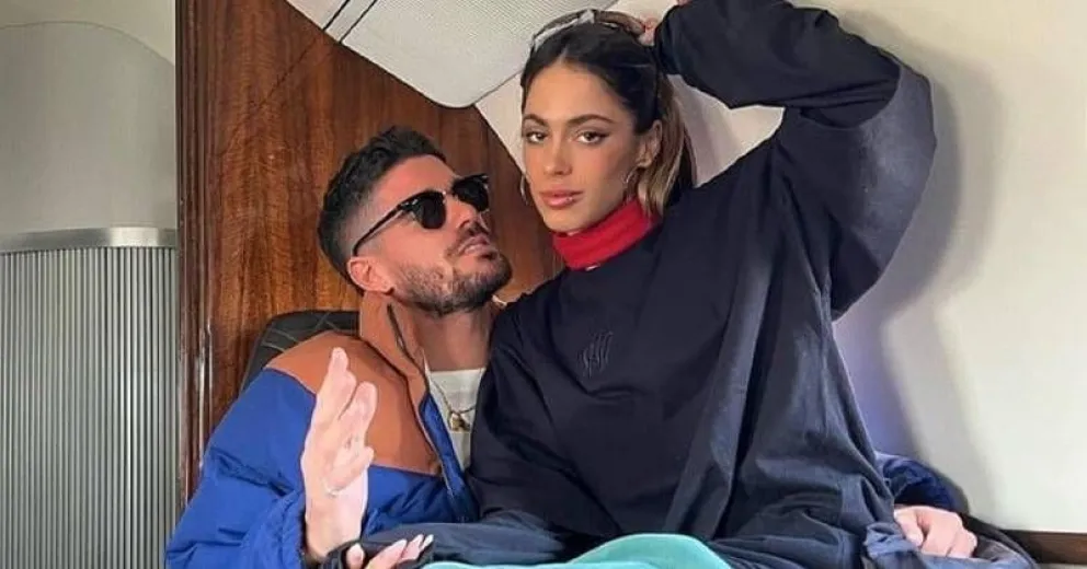 Las fotos más románticas de Rodrigo de Paul y Tini Stoessel en España