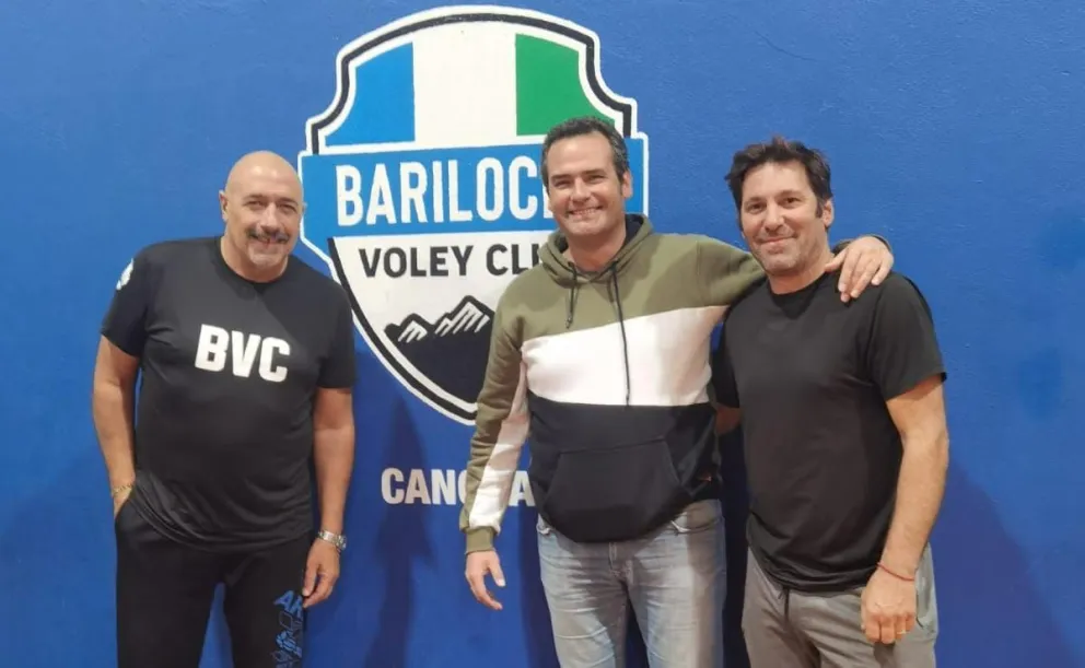 El entrenador nacional de vóley Omar Grasso visita Bariloche