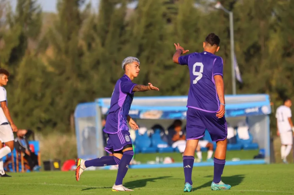 Los pibes de la Sub 20 golearon en un amistoso antes del Mundial