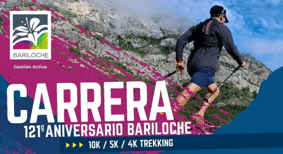 La Carrera Aniversario de Bariloche tendrá un circuito compuesto en un 60% de bosque y montaña