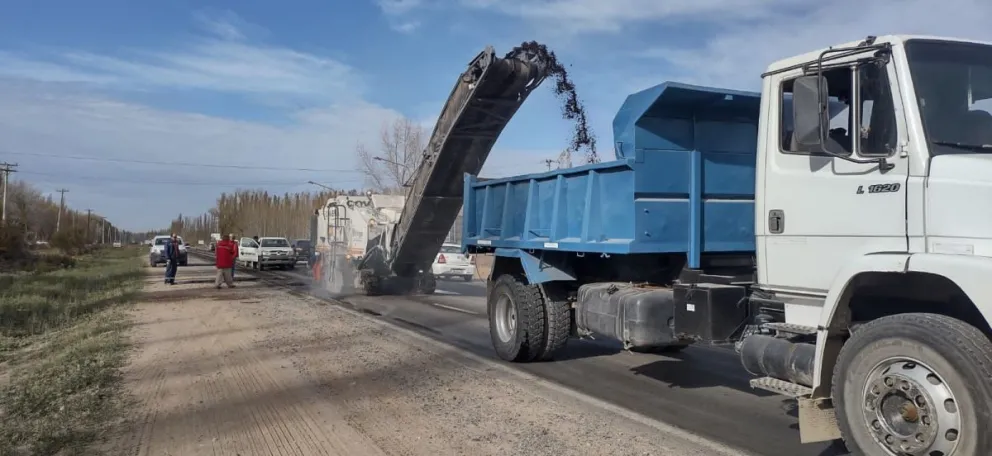 Avanzan las tareas de conservación en la RN 151