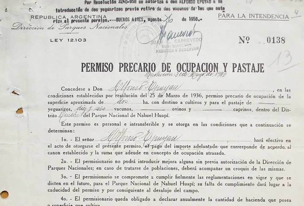 Todavía hay Permisos Precarios de Ocupación y Pastaje en Nahuel Huapi