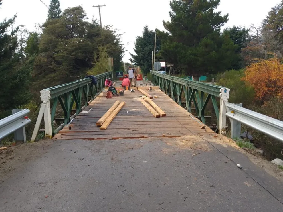 Avanza la reparación integral del puente de Colonia Suiza