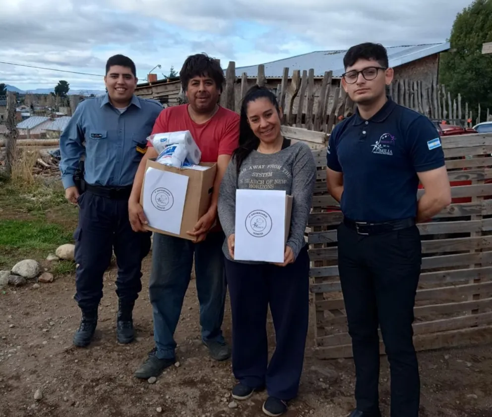 La Comisaría de la Familia realizó una importante colecta para familias víctimas de violencia 