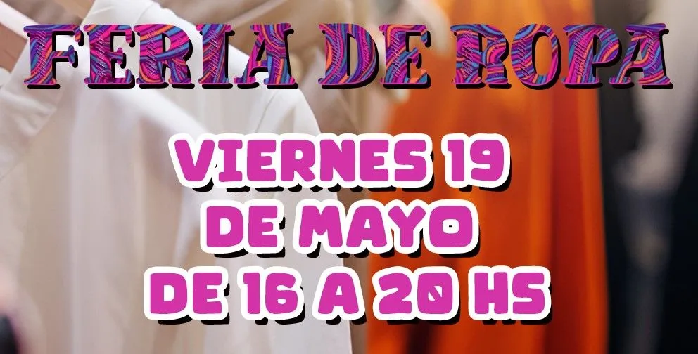 Se viene una nueva feria de ropa en Cre-Arte para colaborar con los talleres de la institución 