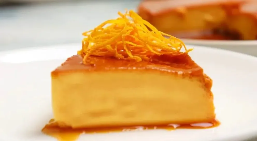 Flan de naranja: un postre cargado de sabor y frescura