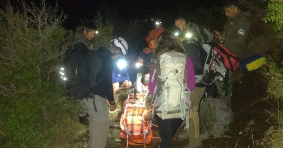 En diez días rescataron a siete personas que tuvieron problemas en las montañas de Bariloche