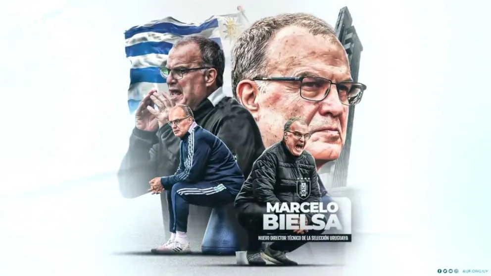 Confirmado: Uruguay presentó a Bielsa como su nuevo entrenador