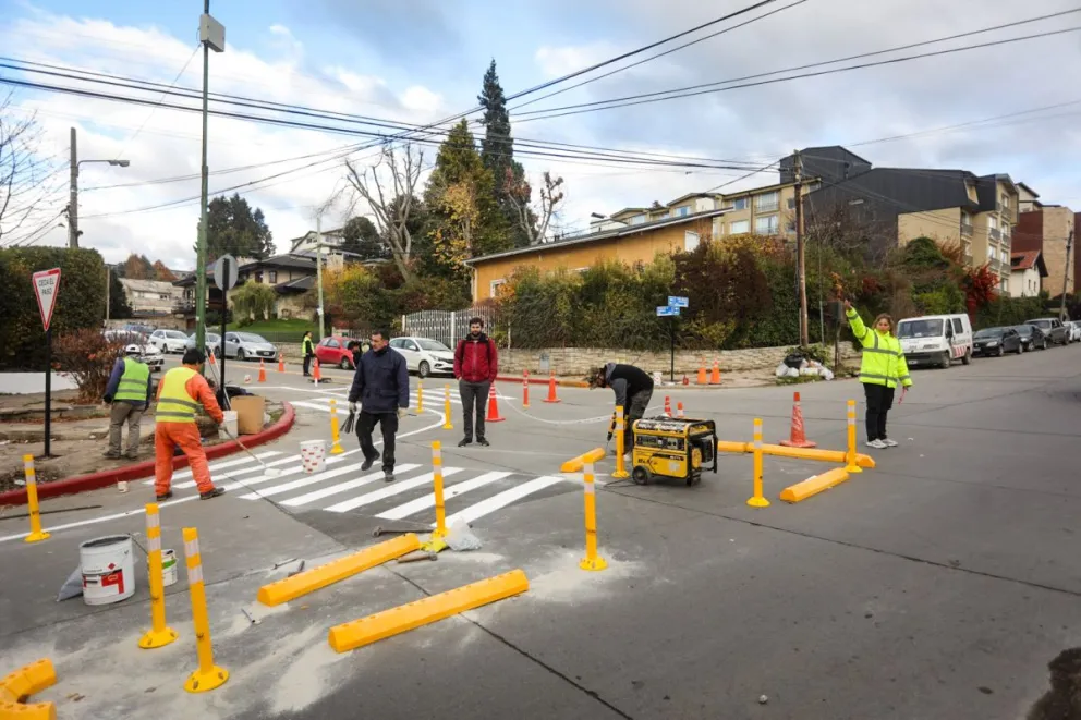 Transitar con precaución en ese sector de Bariloche. 