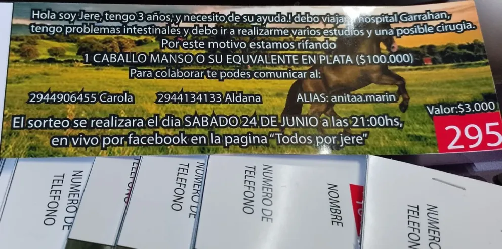 Jeremías necesita de la ayuda de todos 