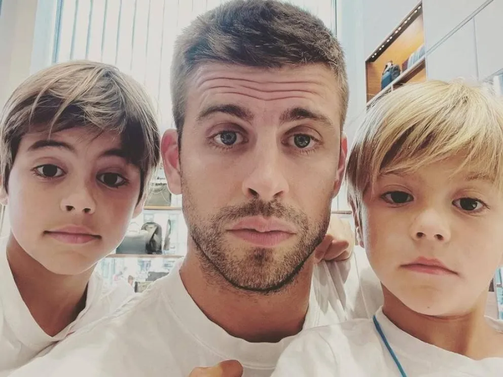 Cómo reaccionó Gerard Piqué al ver que sus hijos aparecían en un videoclip de Shakira