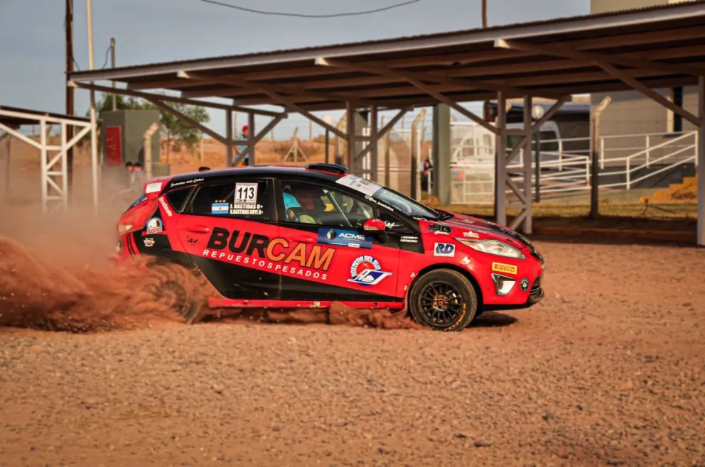Los Bastidas terminaron siendo los mejores de la fecha de rally neuquino