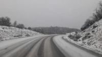 Ruta 40 transitable con extrema precaución por presencia de hielo y nieve en la calzada
