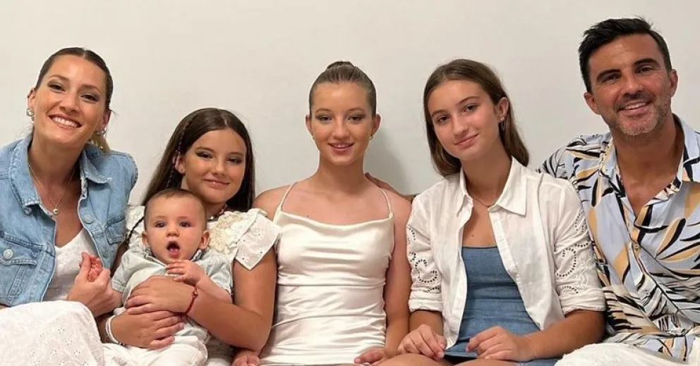 A dónde se fueron de viaje Mica Viciconte y Fabián Cubero junto a sus tres hijas, Indiana, Allegra y Sienna