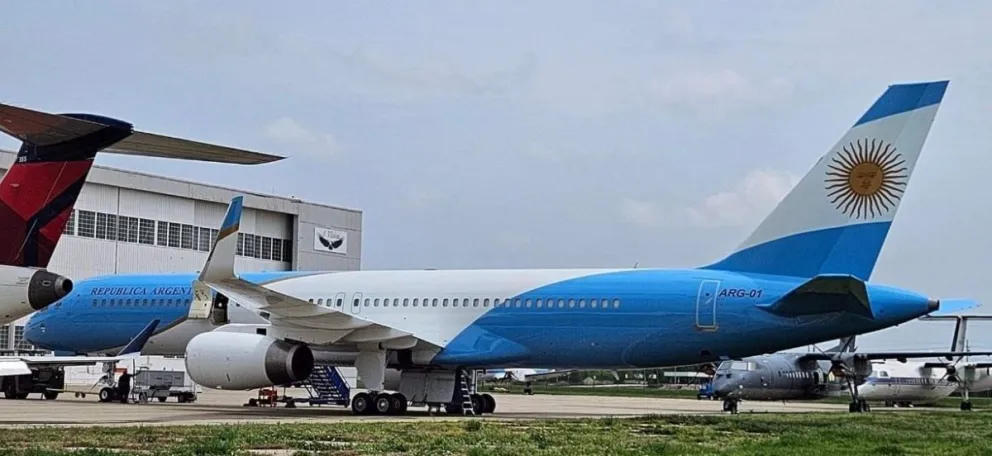 Llegó a la Argentina el ARG 01, el nuevo avión presidencial, valuado en USD 25 millones
