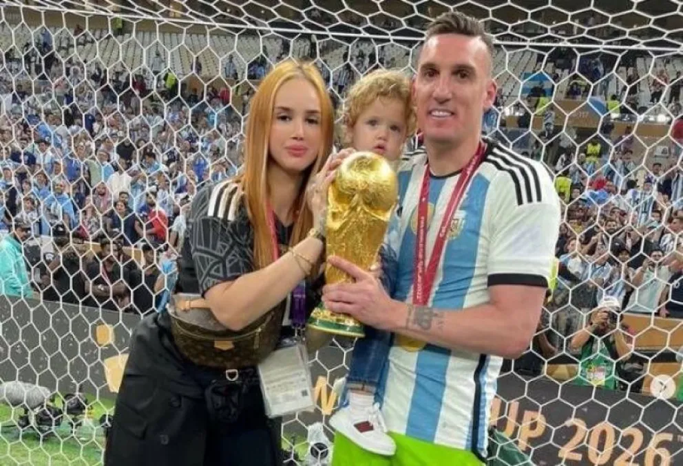 Fuerte banca de la esposa de Armani luego del error en Copa Libertadores