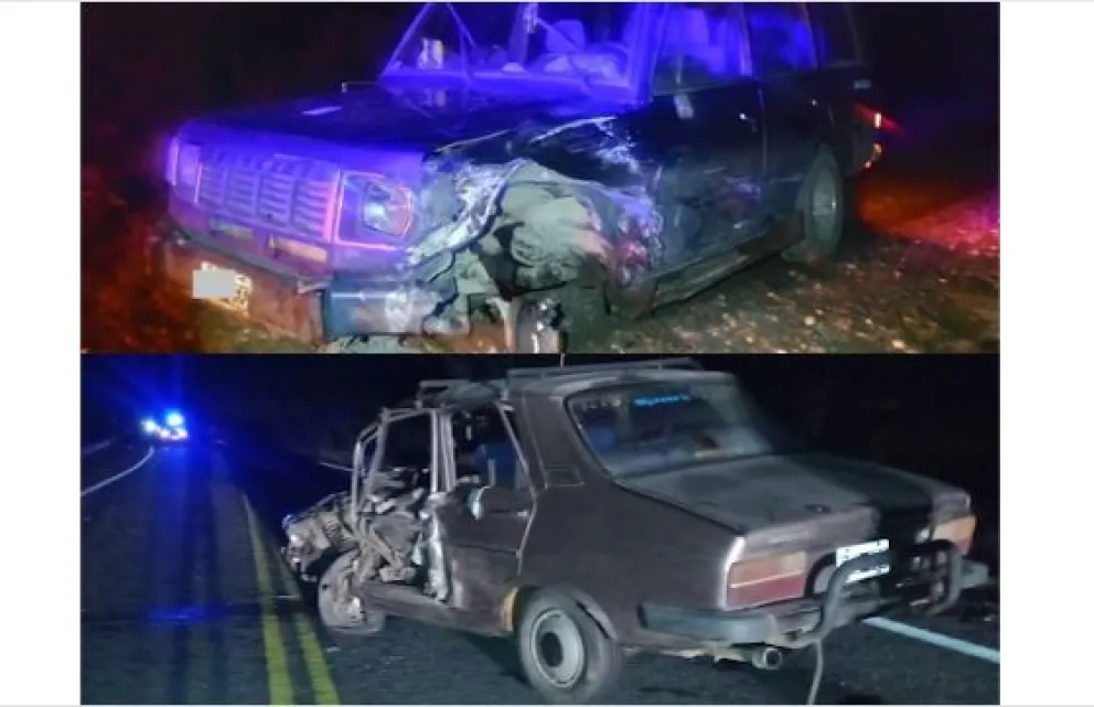 Dos conductores alcoholizados chocaron de frente en la Ruta 40
