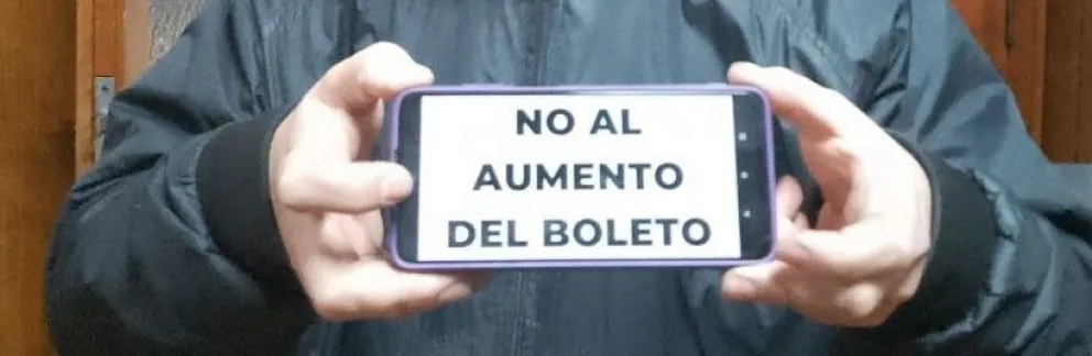 Fuerte rechazo al incremento del boleto del transporte público junto a otros reclamos 