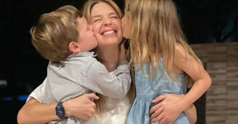 Marcela Kloosterboer mostró por primera vez la carita de su hijo Otto, de 4 añitos
