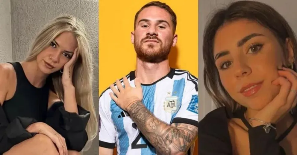 Qué triángulo: los mensajes que le mandó la actual novia de Alexis Mac Allister a la ex mientras eran "amigas"