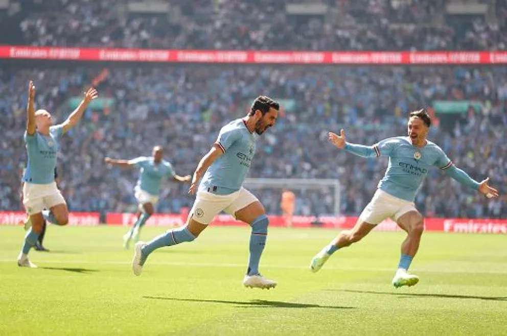 Manchester City ganó el clásico y se quedó con la FA Cup