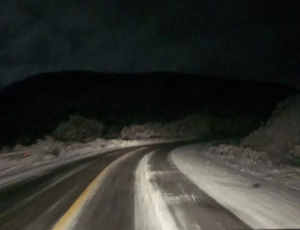 Condiciones peligrosas entre Bariloche y El Bolsón por formación de hielo