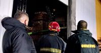 En fotos: así fue el trabajo de los bomberos que tuvieron que dejar de lado el agasajo