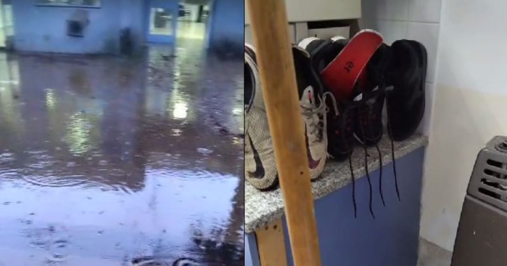 El agua está provocando serios inconvenientes en el CET N°2