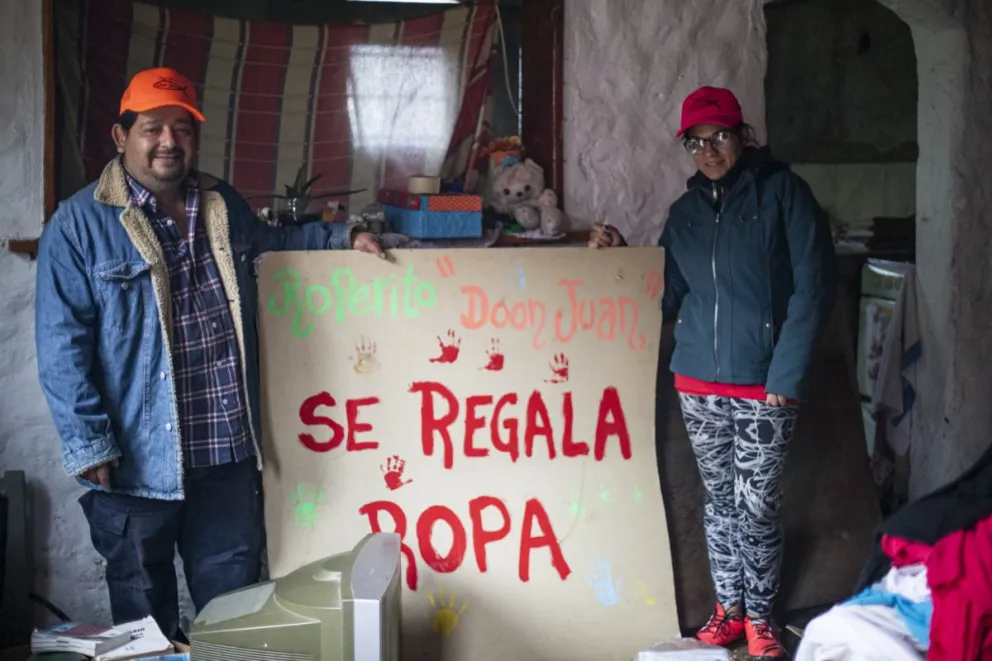 Les robaron dos veces pero no paran de ayudar: Don Juan pide una mano para colaborar con Papá Noel