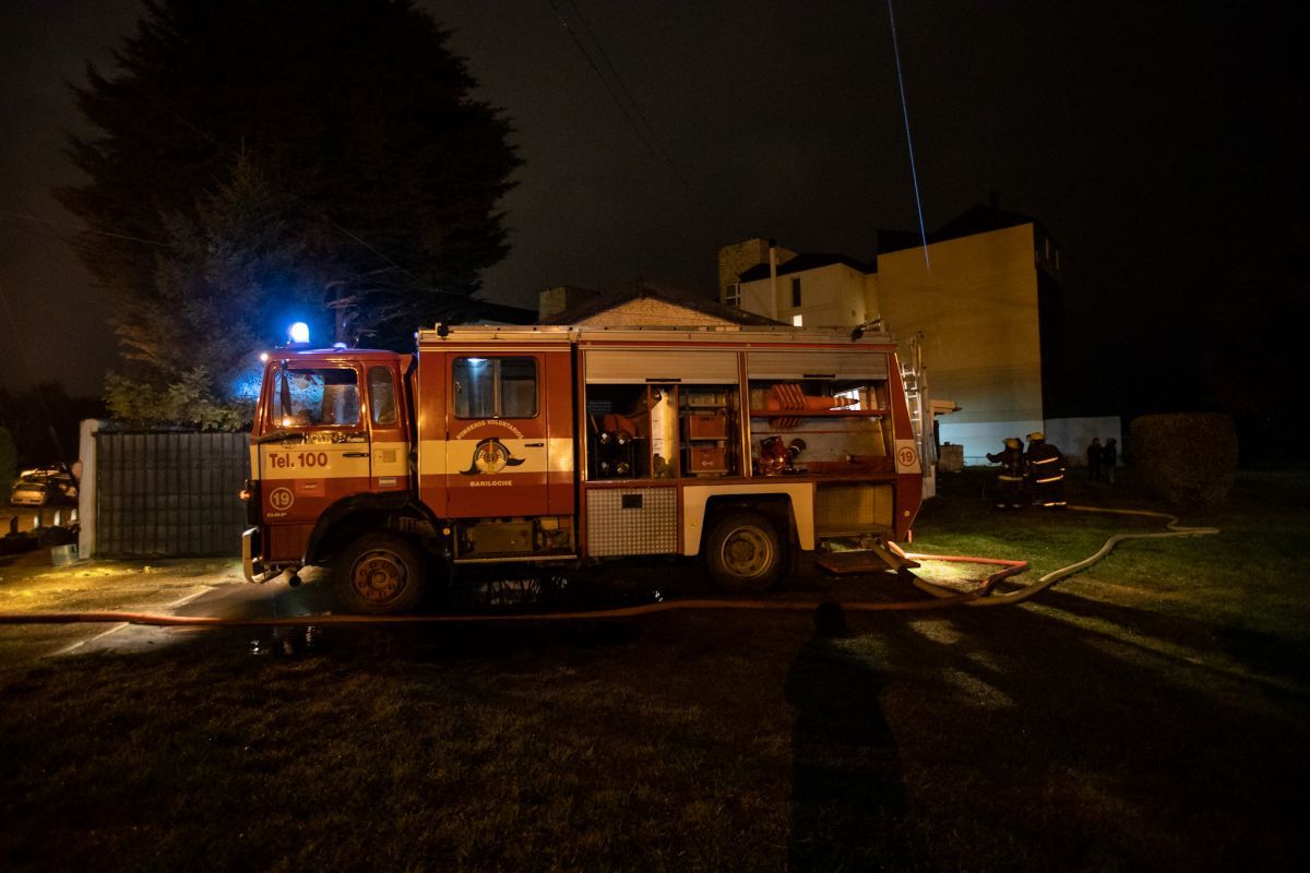 Susto por el incendio de una casa del Ñireco 
