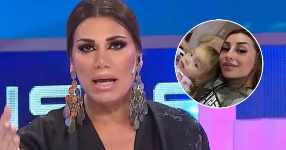 El enojo de Flor de la V con Tamara Báez por visitar a L-Gante con su hija