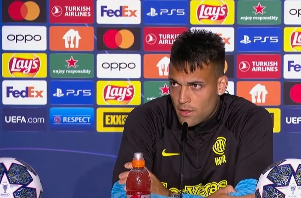 Lautaro Martínez habló horas previas a la gran final ante el Manchester: “Estoy muy emocionado”