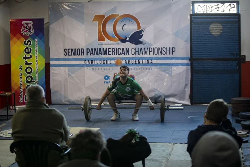 Gran jornada de levantamiento de pesas patagónico en Bariloche