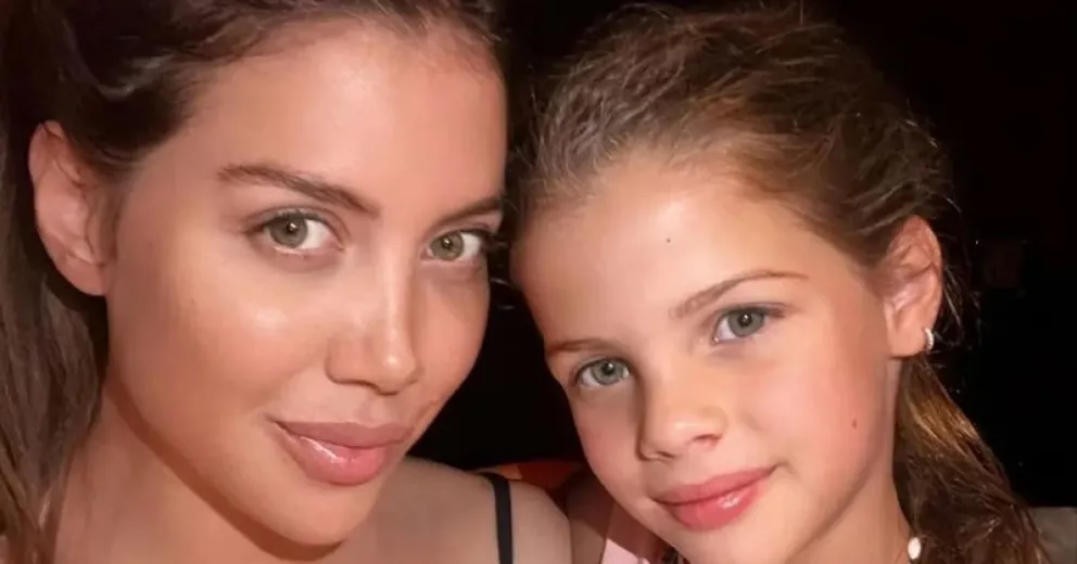 La increíble producción de fotos que Wanda Nara hizo con su hija Francesca