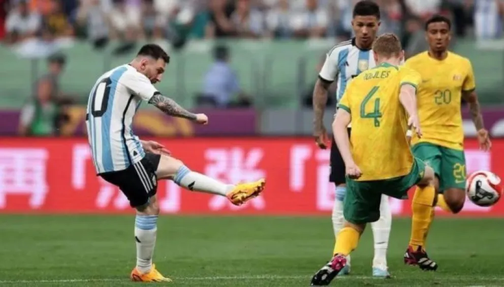 Gustó y ganó: Argentina venció por 2-0 a Australia