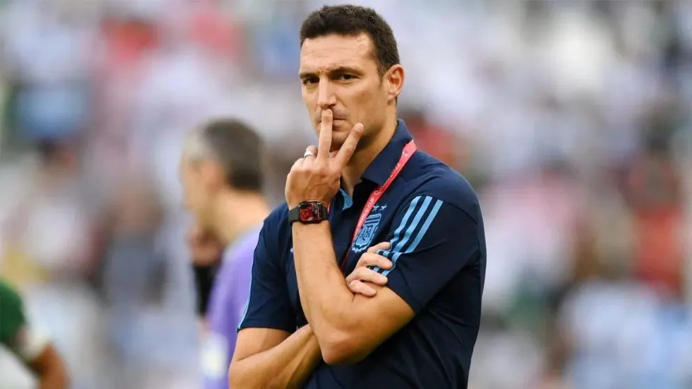 Scaloni probó un equipo con muchos cambios para enfrentar a Indonesia