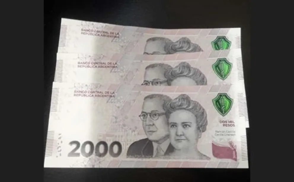 Comienzan a circular los primeros billetes de 2 mil pesos 