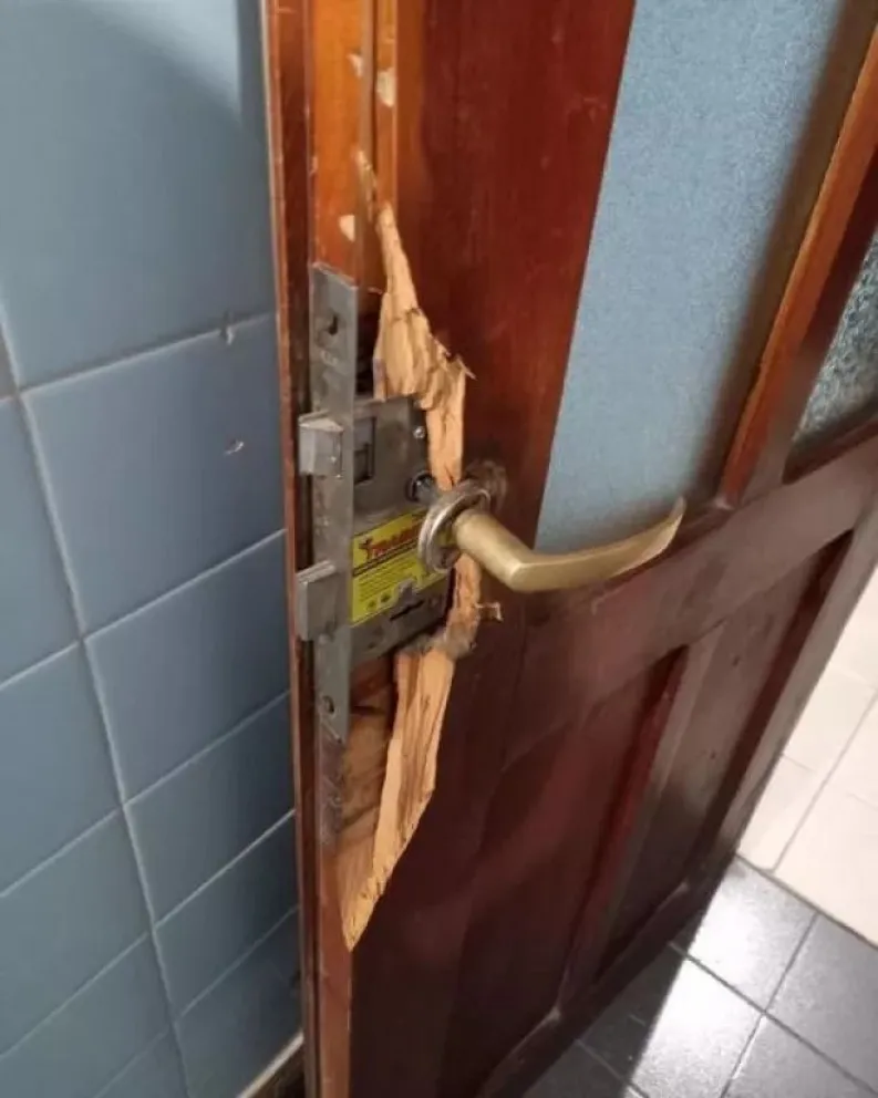Causaron destrozos en Terminal de Villa La Angostura
