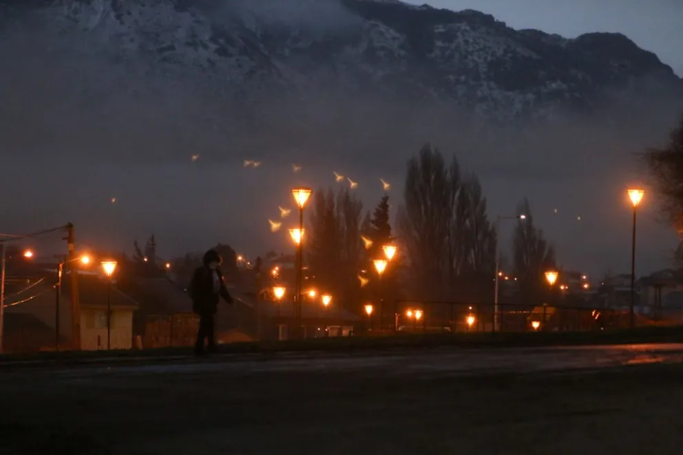 Fin de semana de frio, heladas y neblina en Bariloche