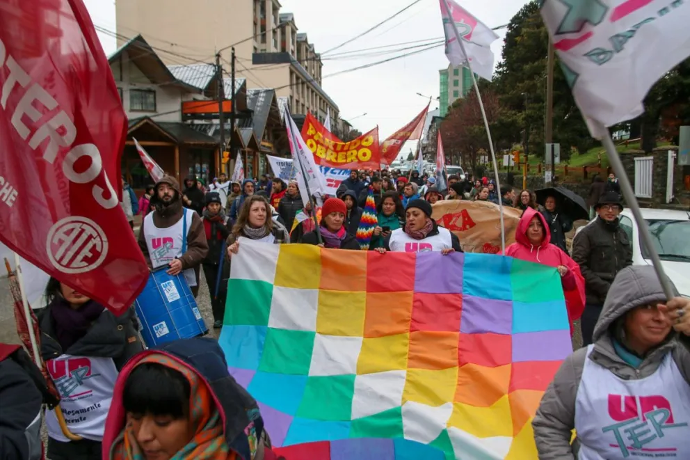 Indígenas jujeños manifestaron su apoyo a Matías Santana