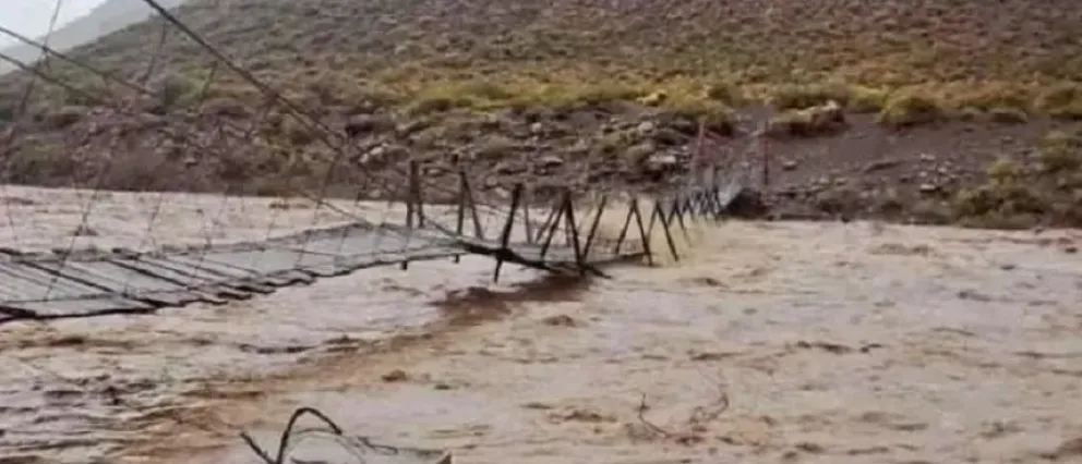 Preocupa la crecida de los ríos de la región debido al temporal de lluvia 