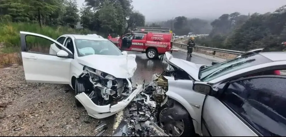 Ruta 40: choque frontal dejó un saldo de cuatro heridos